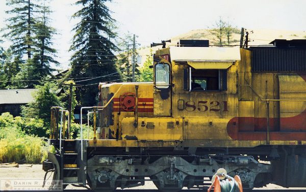 Souther Pacific Locomotive in "Kodachrome" Paint Scheme, San Luis Obispo, CA - 1991