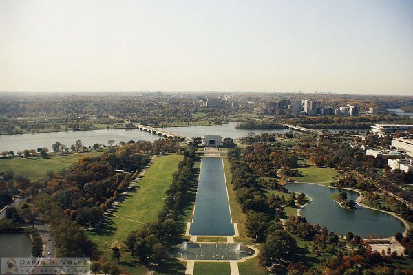 Lincoln Memorial from the Washington Monument - 1991