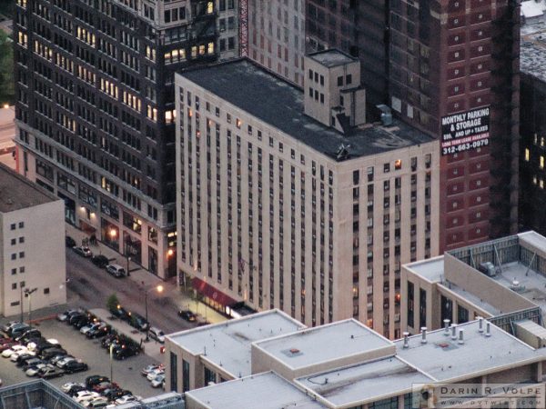 My hotel from the 110th floor of the Sears Tower