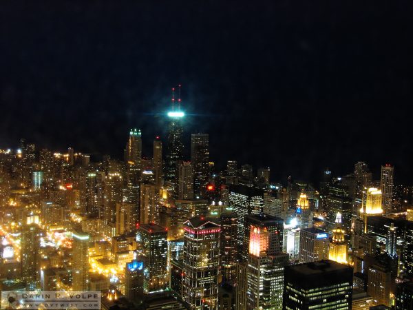 Nightime in Chicago