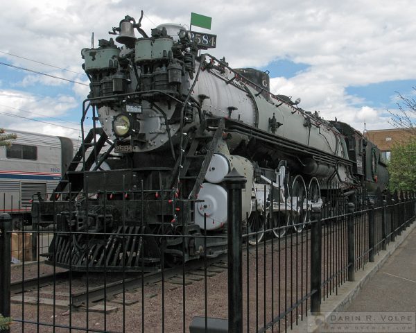 Retired Great Northern 2584 at Havre, Montana.