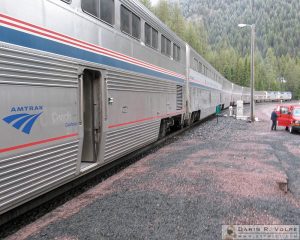 The "platform" of the "station" in Essex, Montana.