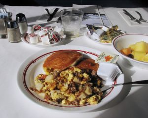 Taking pictures of my breakfast before it was popular.