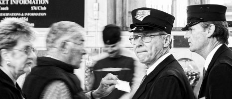 "Tickets Please" [Railroad Conductor in Portland, Oregon]