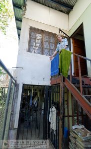 My mom at my cousin's house in San Jose, Costa Rica.