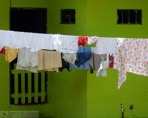 Laundry hanging in Jaco, Costa Rica.
