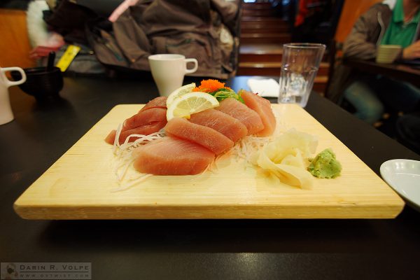 Sushi Plate at Mo Mo Sushi, Vancouver, BC.