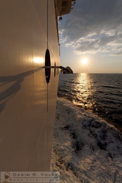 "Brilliance" [Sunset from a Cruise Ship on the Agean Sea ]