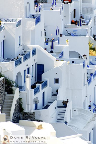 "Building Blocks" [Greek Homes in Fira, Santorini, Greece]