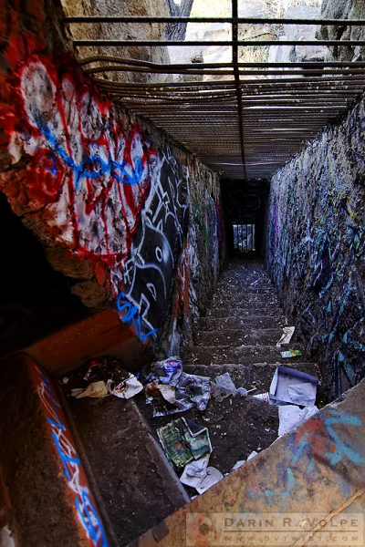 "Dungeon Staircase" [Abandoned Zoo in Griffith Park, Los Angeles, California]