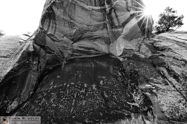 "Tse' Hone' A Rock That Tells A Story" [Petroglyphs at Newspaper Rock State Historic Monument, Utah]