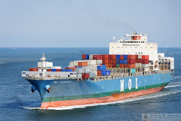 "Excellence" [Container Ship near Charleston, South Carolina]