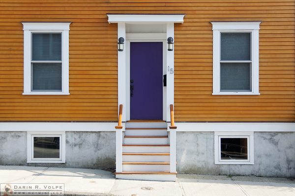 "Door Number 15" [Front Door and Windows on a Colonial Home in Newport, Rhode Island]