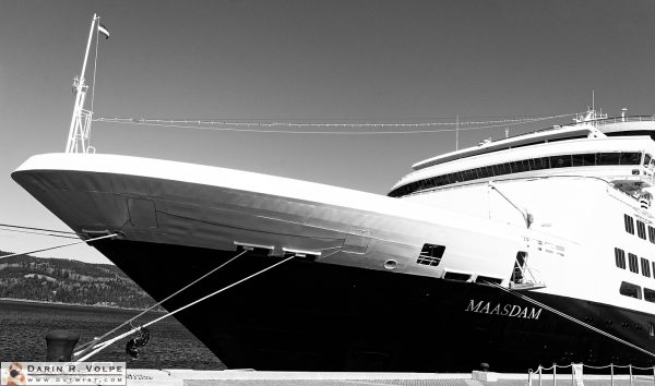 "Maasdam" [Holland America Cruise Ship in Saguenay, Quebec]