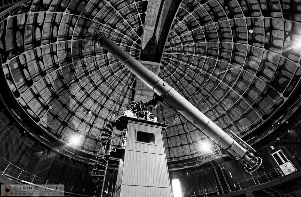 "Keep Your Eyes on the Stars" [Telescope at Lick Observatory near San Jose, California]