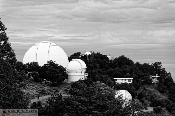 "Skywatchers" [Telescope Domes at Lick Observatory near San Jose, California]