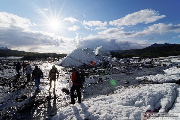 "Glacier Trek" [Hiking on Matanuska Glacier near Sutton, Alaska]