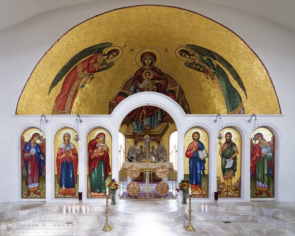 "Church Altar" [Saint Barbara Greek Orthodox Church in Santa Barbara, California]