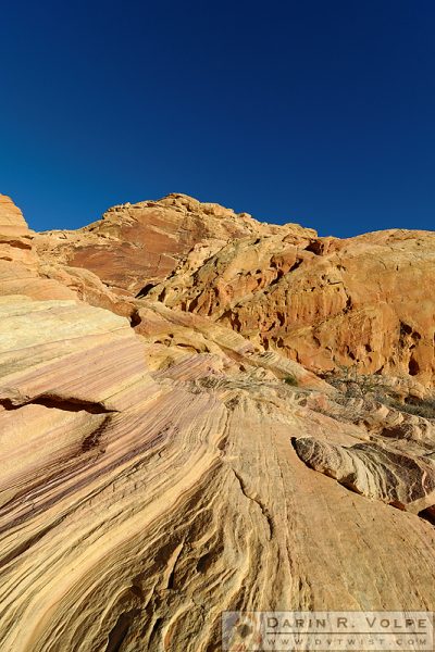 "Sedimentary Layers" [Sandstone Rock Formations in Valley of Fire State Park, California]