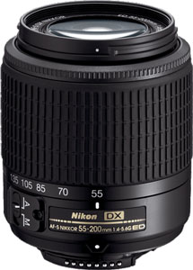 Nikkor 55-200mm Zoom Lens