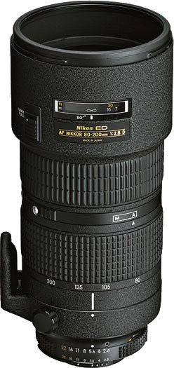 Nikkor 80-200mm AFD Zoom Lens