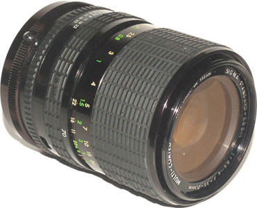 Sigma Standard Zoom Lens 35-70 f/3.5