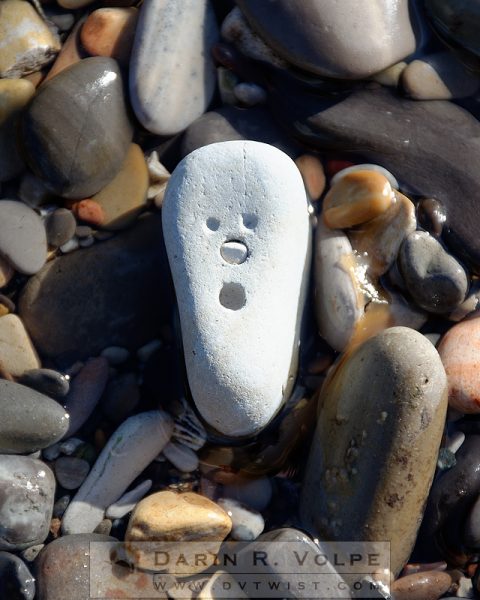 "Oh No!" [Stone On A California Beach]