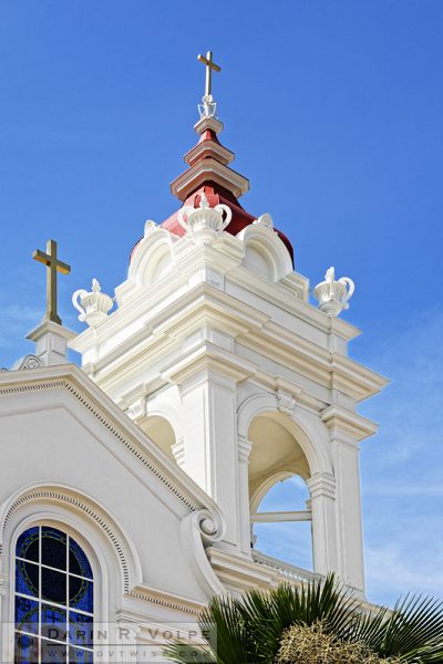 "Five Wounds Church" [Portuguese National Church Bell Tower in San Jose, California]