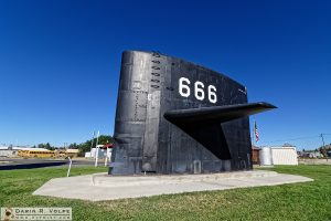 "Number of the Beast" [Submarine Sail at Idaho Science Center, Arco, Idaho]