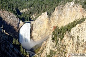 "The Start of Something Big" [Lower Yellowstone Falls in Yellowstone National Park, Wyoming]