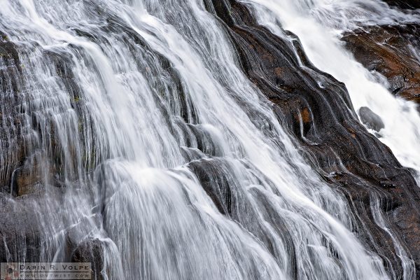 "Water Over Rock" [Gibbon Falls in Yellowstone National Park, Wyoming]