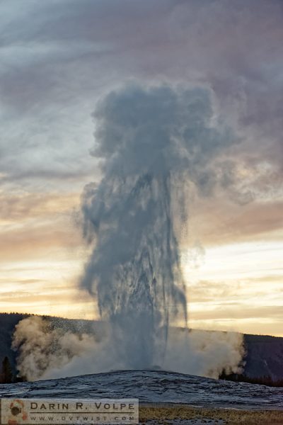 "Eruption!" [Old Faithful Geyser in Yellowstone National Park, Wyoming]