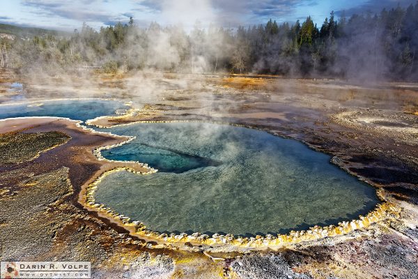 "Doubly Beautiful" [Doublet Pool in Yellowstone National Park, Wyoming]