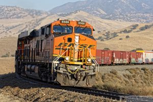 "Locomotive Breath" [BNSF Freight Train in The Tehahapi Mountains, California]