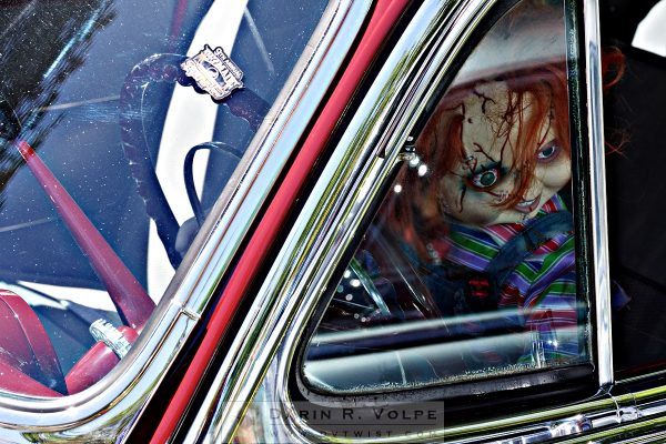 "Car Of Chucky" [Chucky Doll In A 1954 Chevy At The Golden State Classic Car Show, Paso Robles CA]