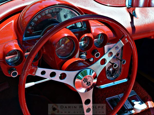 "Cockpit" [Instrument Cluster, 1960 Corvette At The Golden State Classic Car Show, Paso Robles CA]