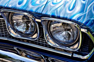 "Four Eyes" by Darin Volpe [1968 Chevy El Camino Headlights At The Golden State Classic Car Show, Paso Robles California]