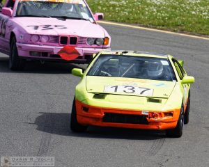 "Hot Pursuit" [Race Cars at the 24 Hours of LeMons Race, Sonoma Raceway, California]