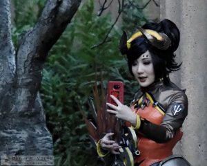 "Selfie" by Darin Volpe - Cosplayer at the Palace of Fine Arts, San Francisco, California