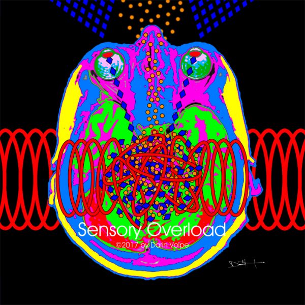 Sensory Overload -- MRI Digital Art