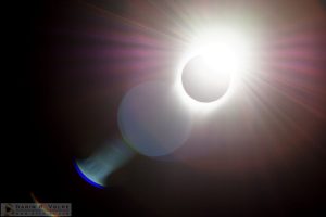 "Solar Flare" by Darin Volpe - 2017 Solar Eclipse In Independence, Oregon