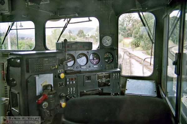 "The Engineer's View" [Southern Pacific SD40M-2 Locomotive in San Luis Obispo, California]