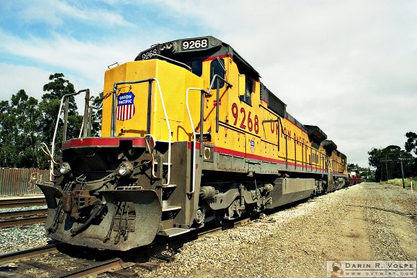 "UP 9268" [Union Pacific General Electric C40-8 Locomotive in San Luis Obispo, California]