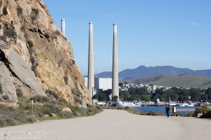 "The Rock and the Stacks" [Morro Rock and the Old Power Plant]